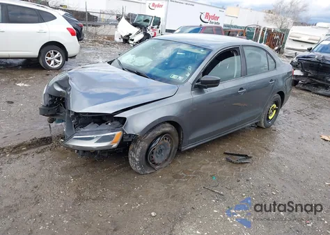 2012 Volkswagen Jetta 2.0L S из США, поврежденный, VIN 3VW2K7AJ6CM309909
